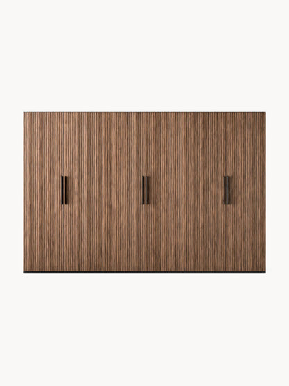 Simonetta Modular Hinged-Door Wardrobe, 300 cm Wide, in Various Sizes