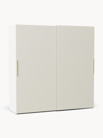 Simonetta Modular Sliding-Door Wardrobe, 200 cm Wide, in Various Sizes