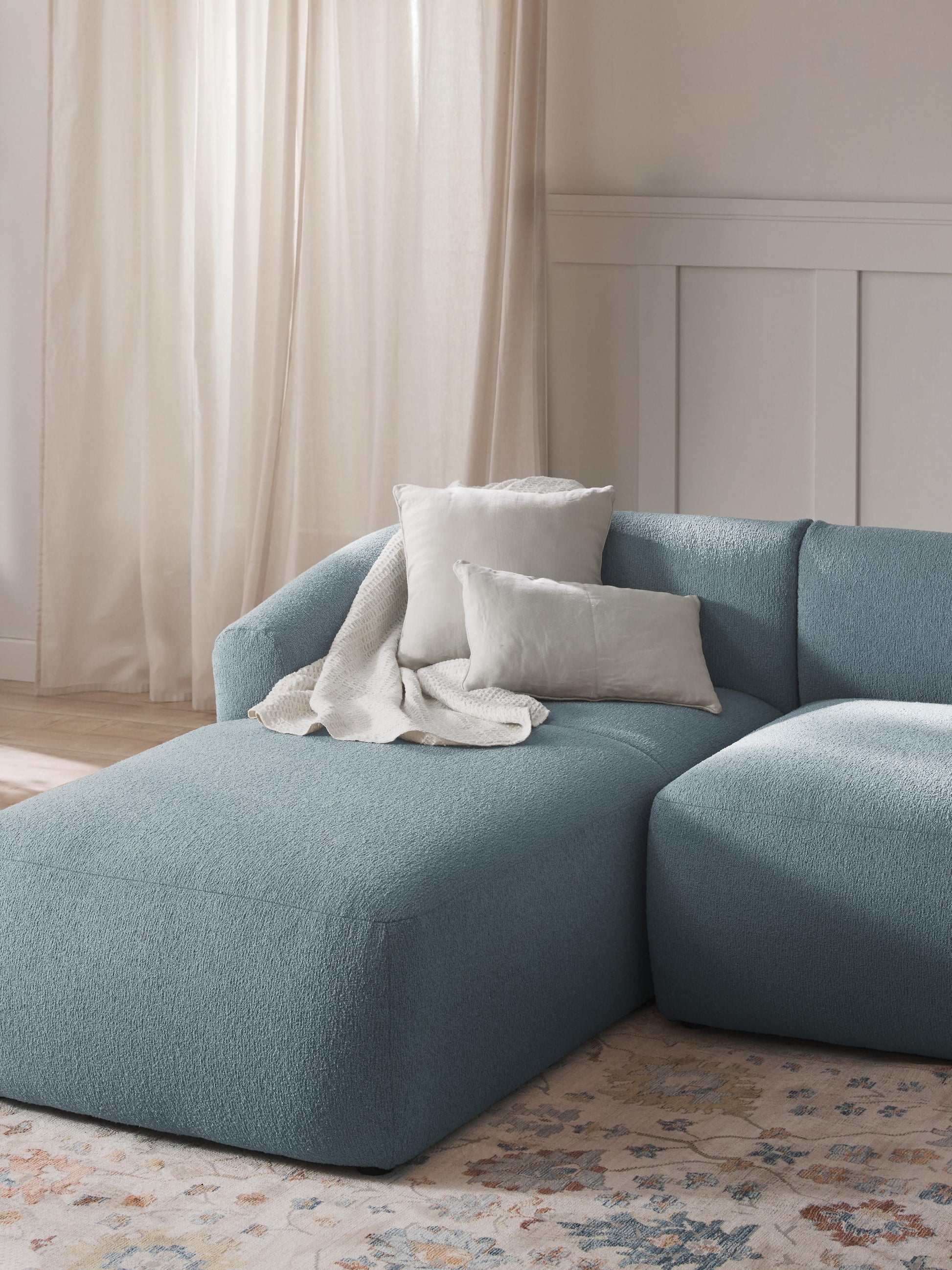 Sofinne Bouclé Chaise Corner Module
