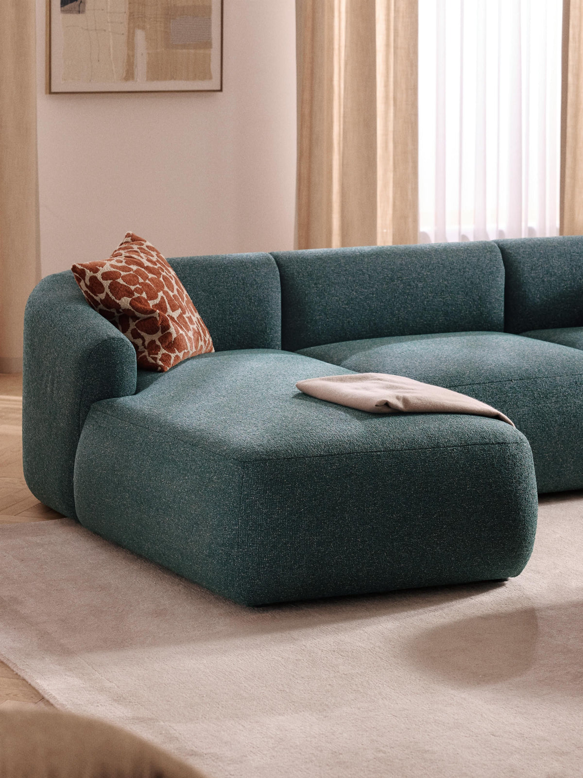 Sofinne Bouclé Chaise Corner Module