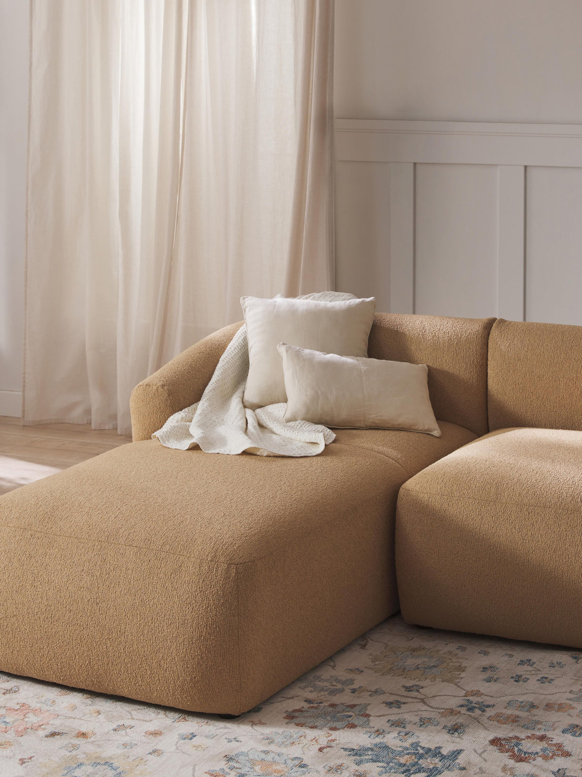 Sofinne Bouclé Chaise Corner Module