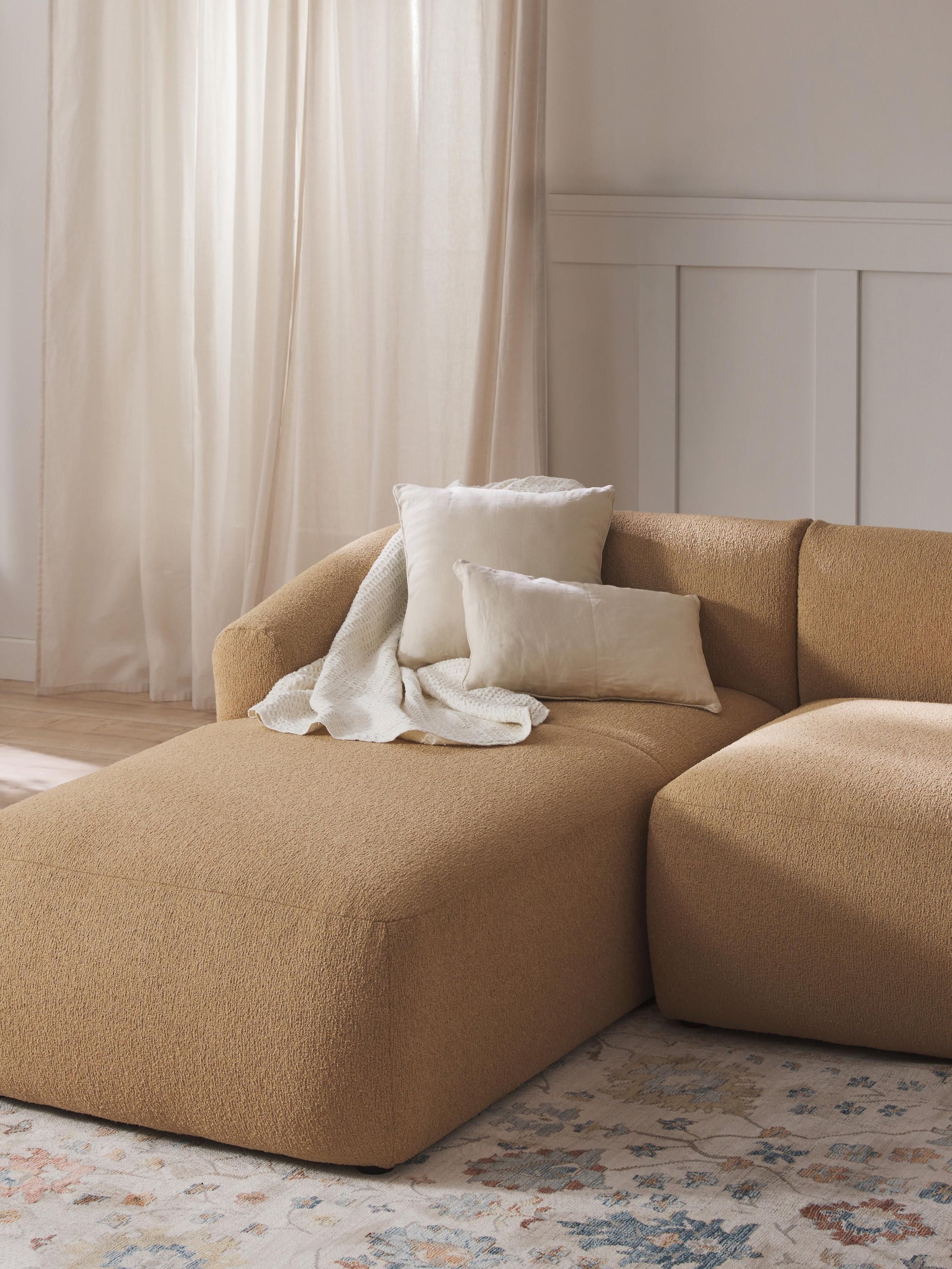 Sofinne Bouclé Chaise Corner Module