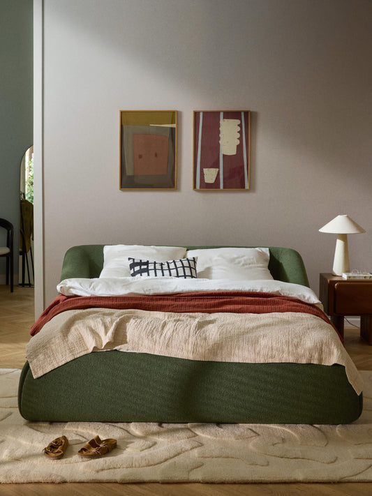 Sofinne Bouclé Upholstered Bed