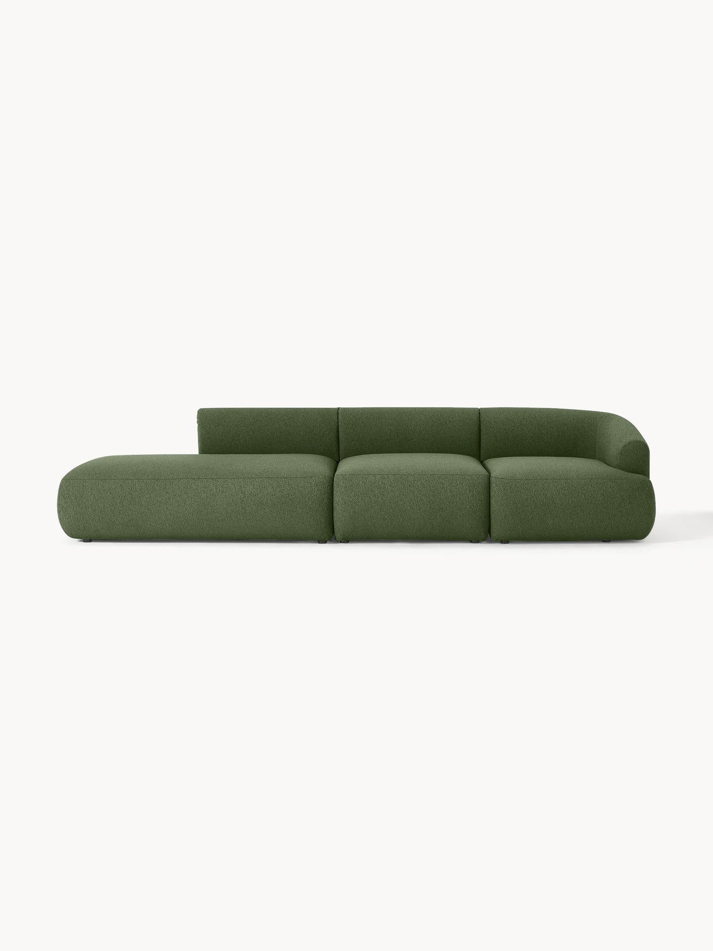 Sofinne Modular Bouclé Chaise (2-Seater)