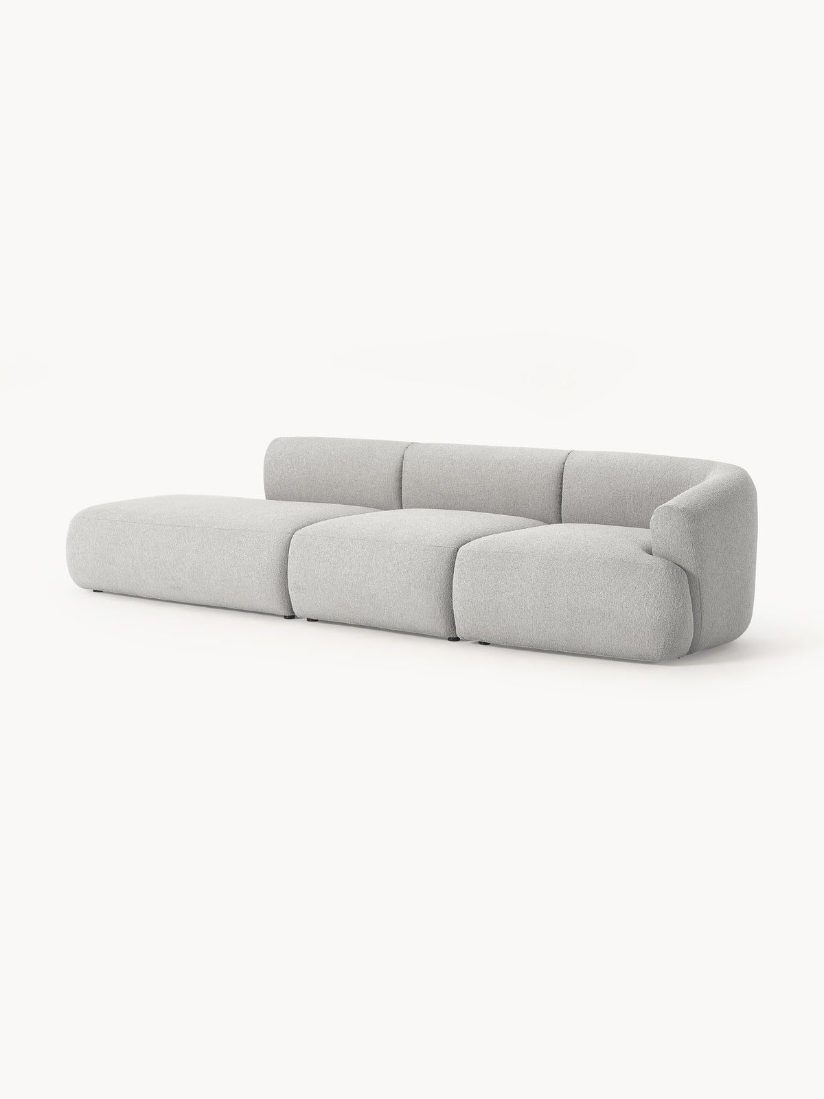 Sofinne Modular Bouclé Chaise (2-Seater)
