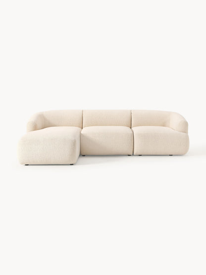 Sofinne Modular Bouclé Corner Sofa (3-Seater)