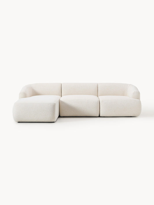 Sofinne Modular Bouclé Corner Sofa (3-Seater)