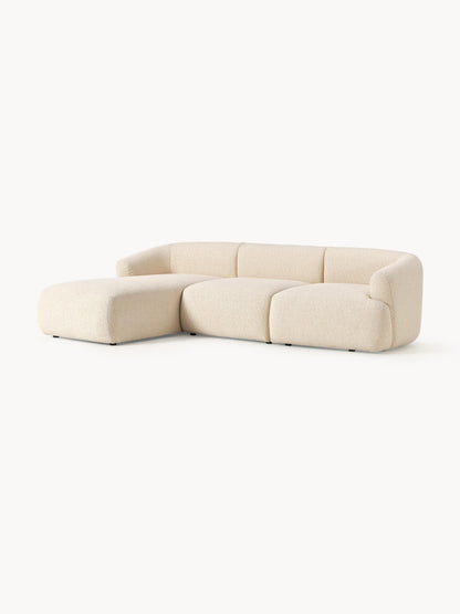 Sofinne Modular Bouclé Corner Sofa (3-Seater)
