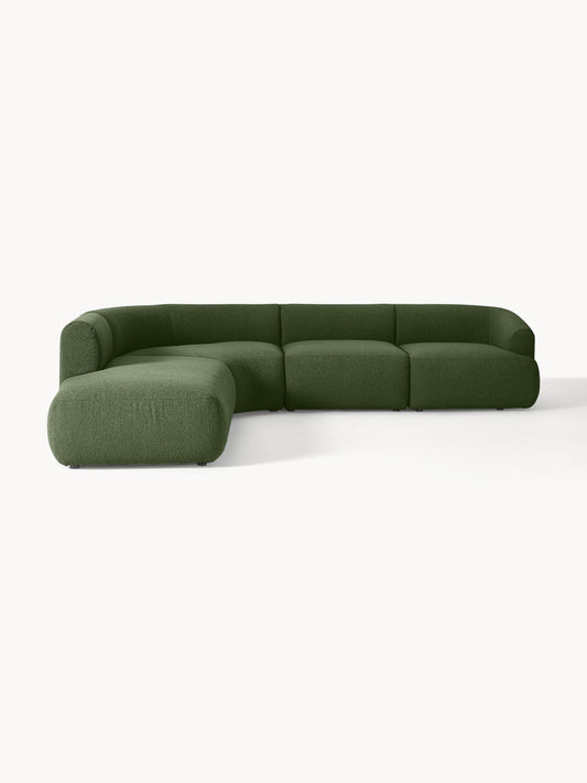 Sofinne Modular Bouclé Corner Sofa (4-Seater)