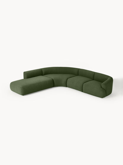 Sofinne Modular Bouclé Corner Sofa (4-Seater)