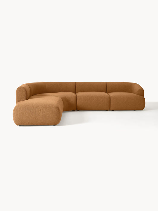 Sofinne Modular Bouclé Corner Sofa (4-Seater)