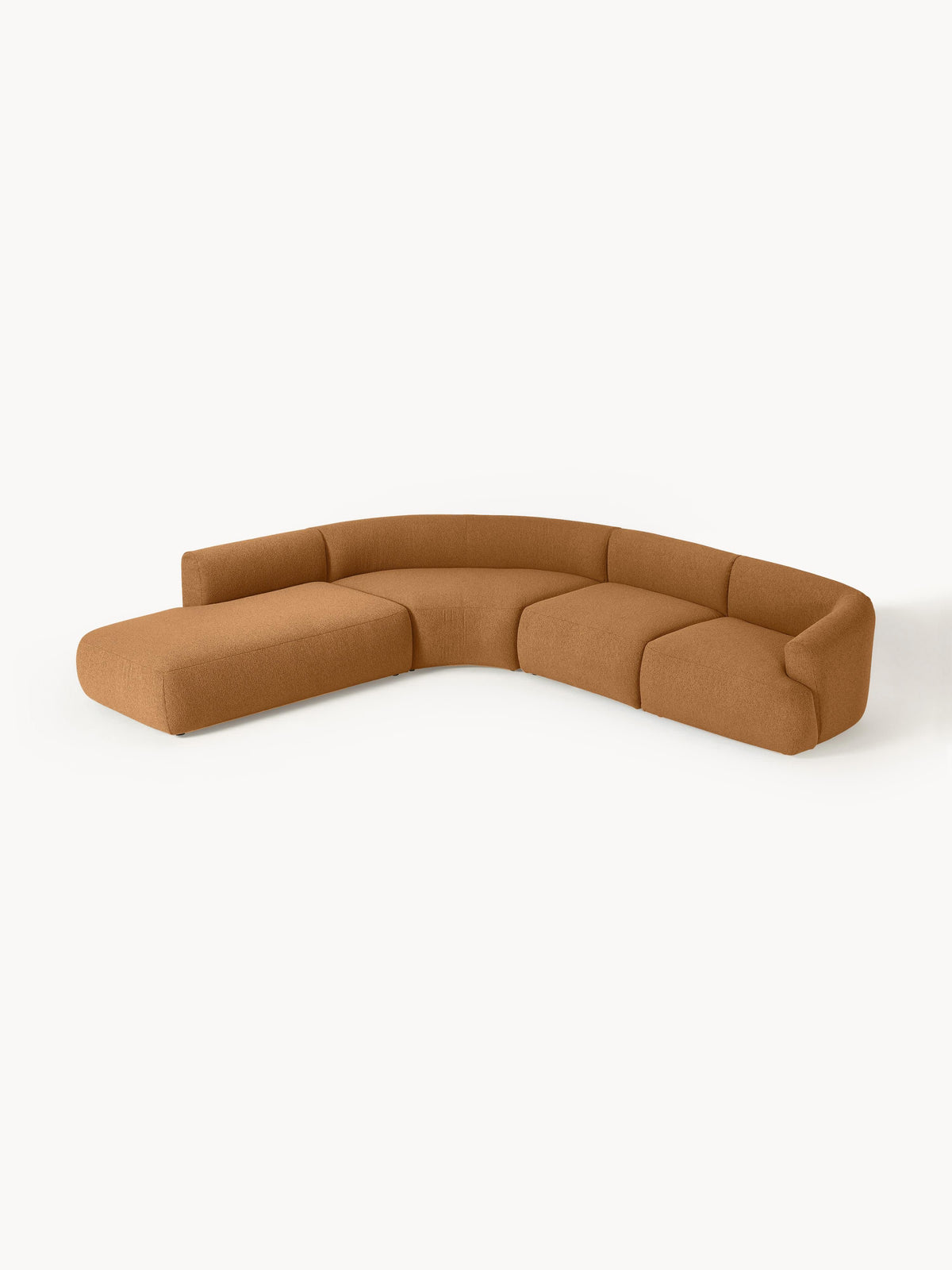 Sofinne Modular Bouclé Corner Sofa (4-Seater)