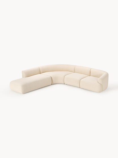 Sofinne Modular Bouclé Corner Sofa (4-Seater)