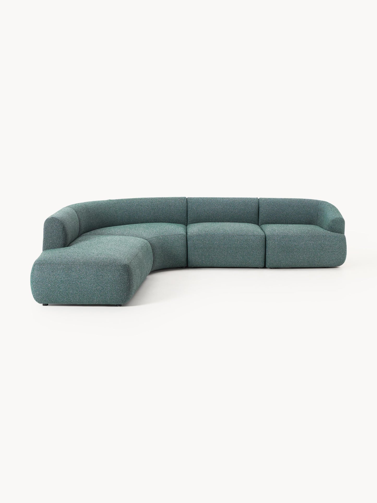 Sofinne Modular Bouclé Corner Sofa (4-Seater)