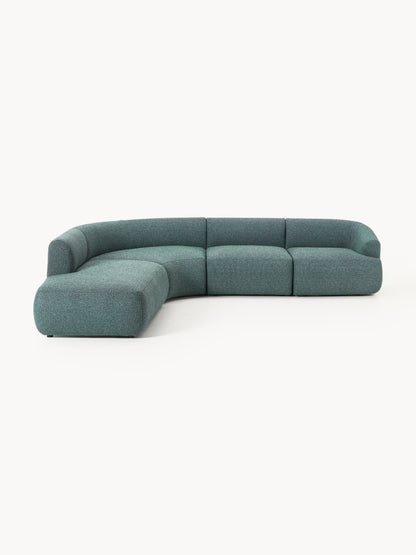 Sofinne Modular Bouclé Corner Sofa (4-Seater)