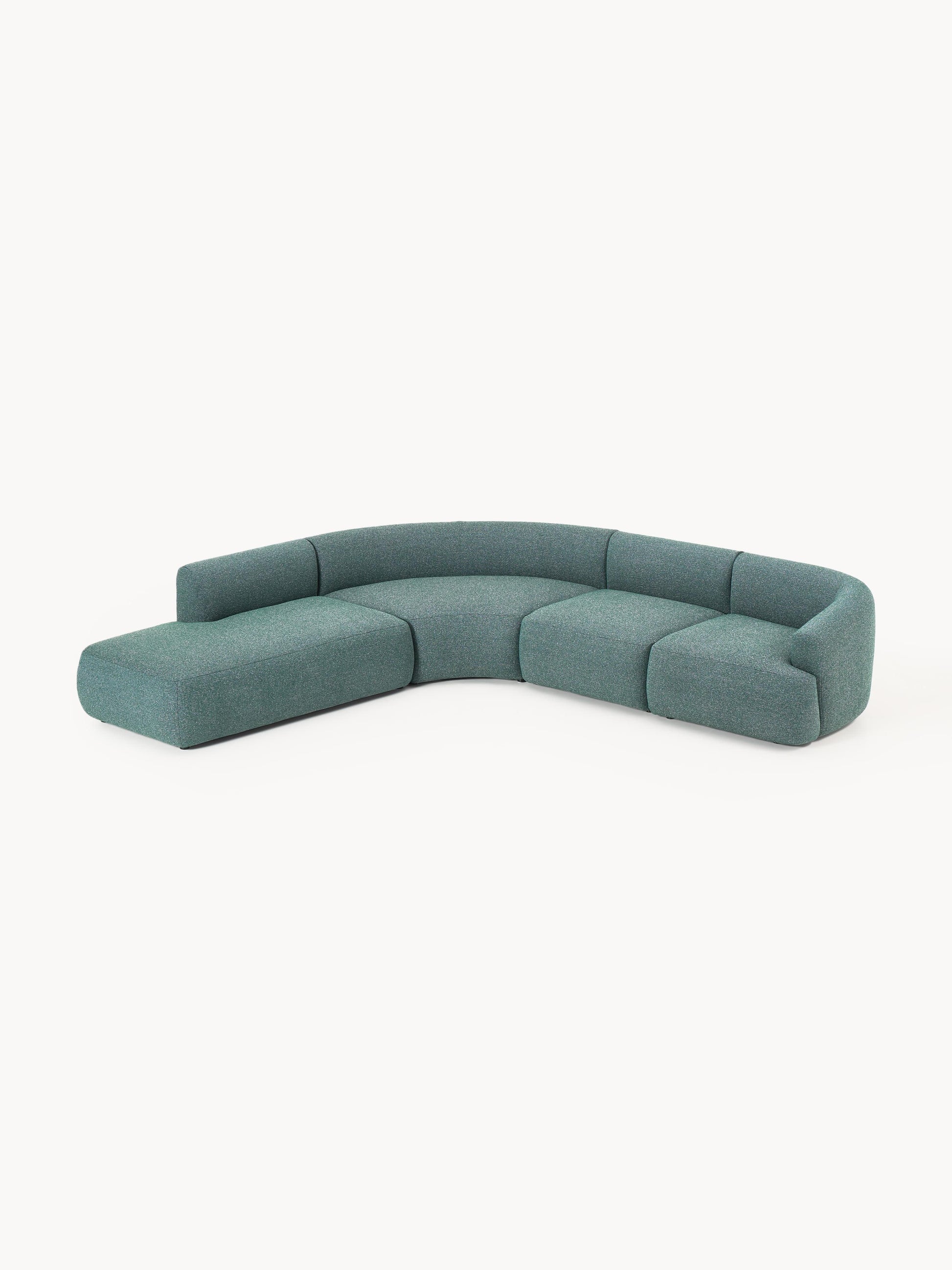 Sofinne Modular Bouclé Corner Sofa (4-Seater)