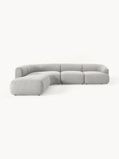 Sofinne Modular Bouclé Corner Sofa (4-Seater)