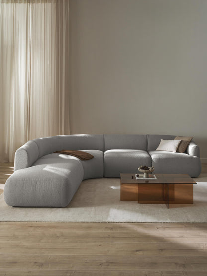 Sofinne Modular Bouclé Corner Sofa (4-Seater)