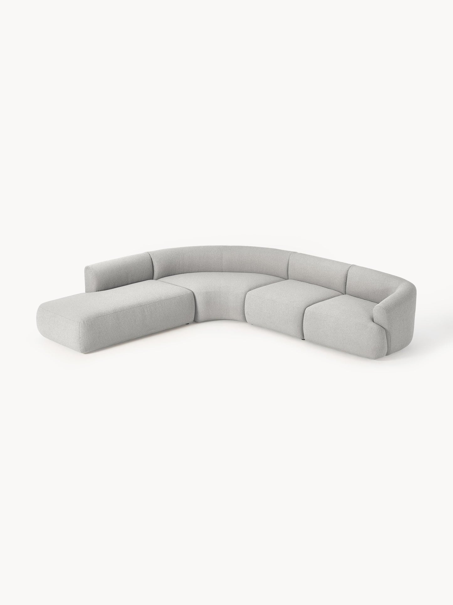 Sofinne Modular Bouclé Corner Sofa (4-Seater)