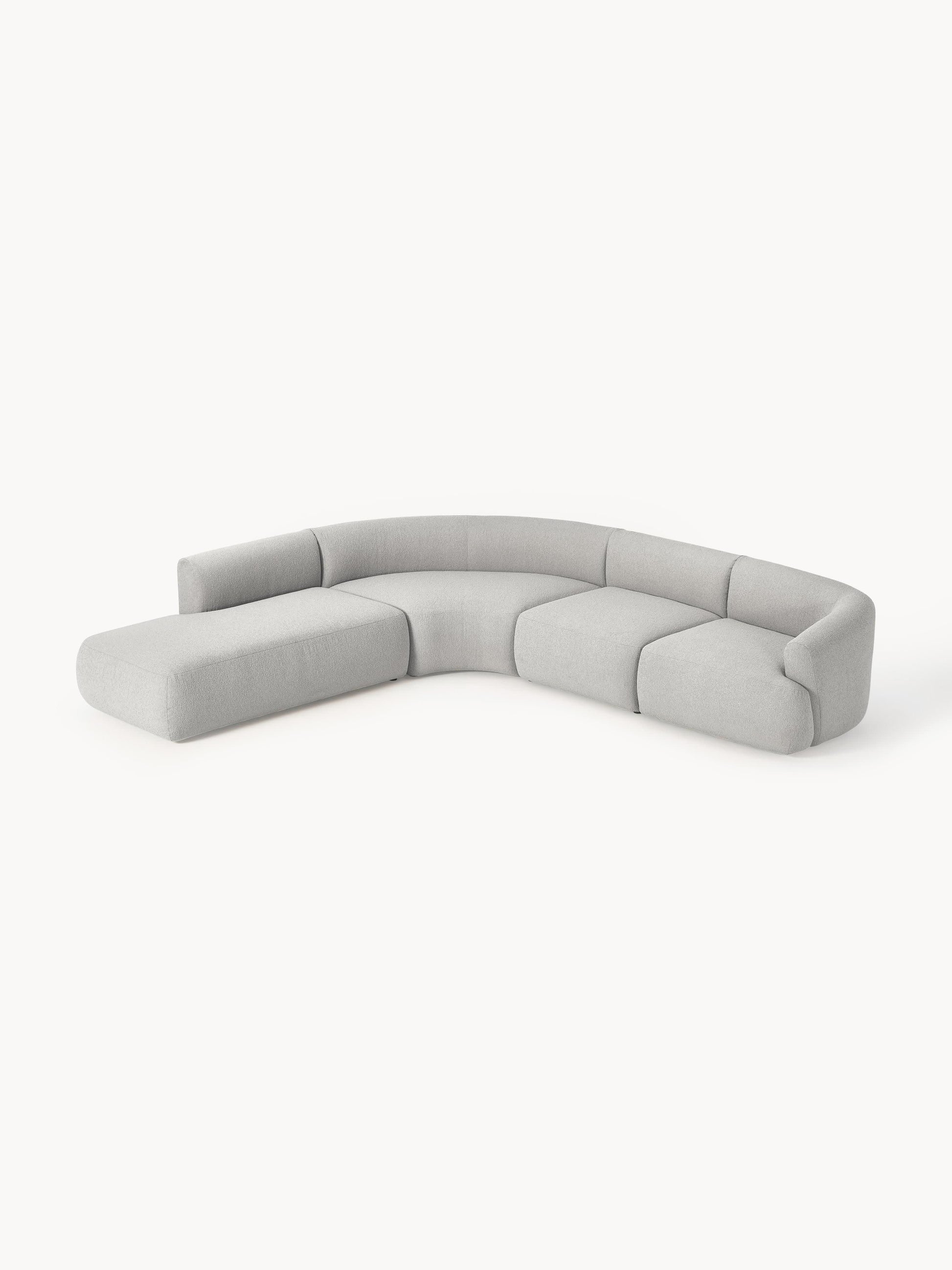 Sofinne Modular Bouclé Corner Sofa (4-Seater)