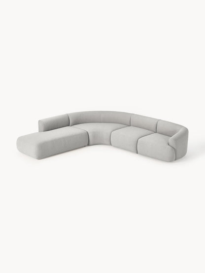 Sofinne Modular Bouclé Corner Sofa (4-Seater)
