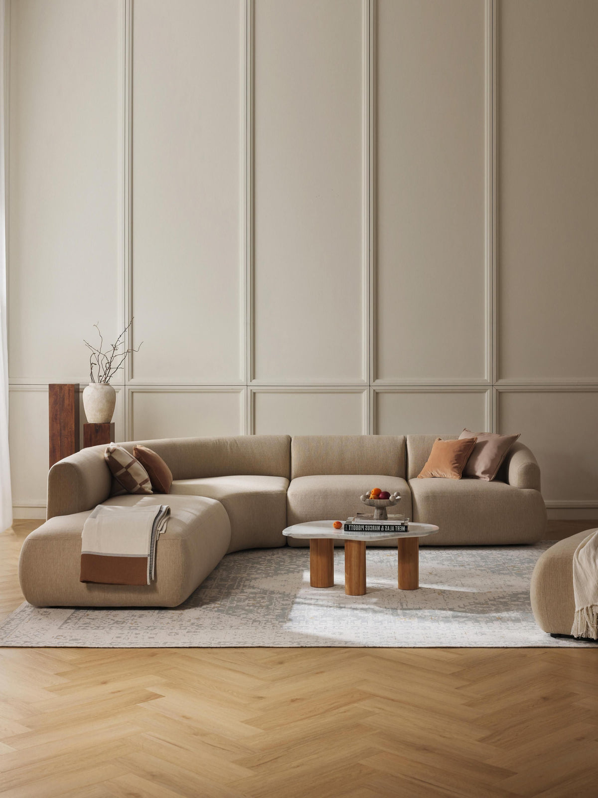 Sofinne Modular Corner Sofa (4-Seater)