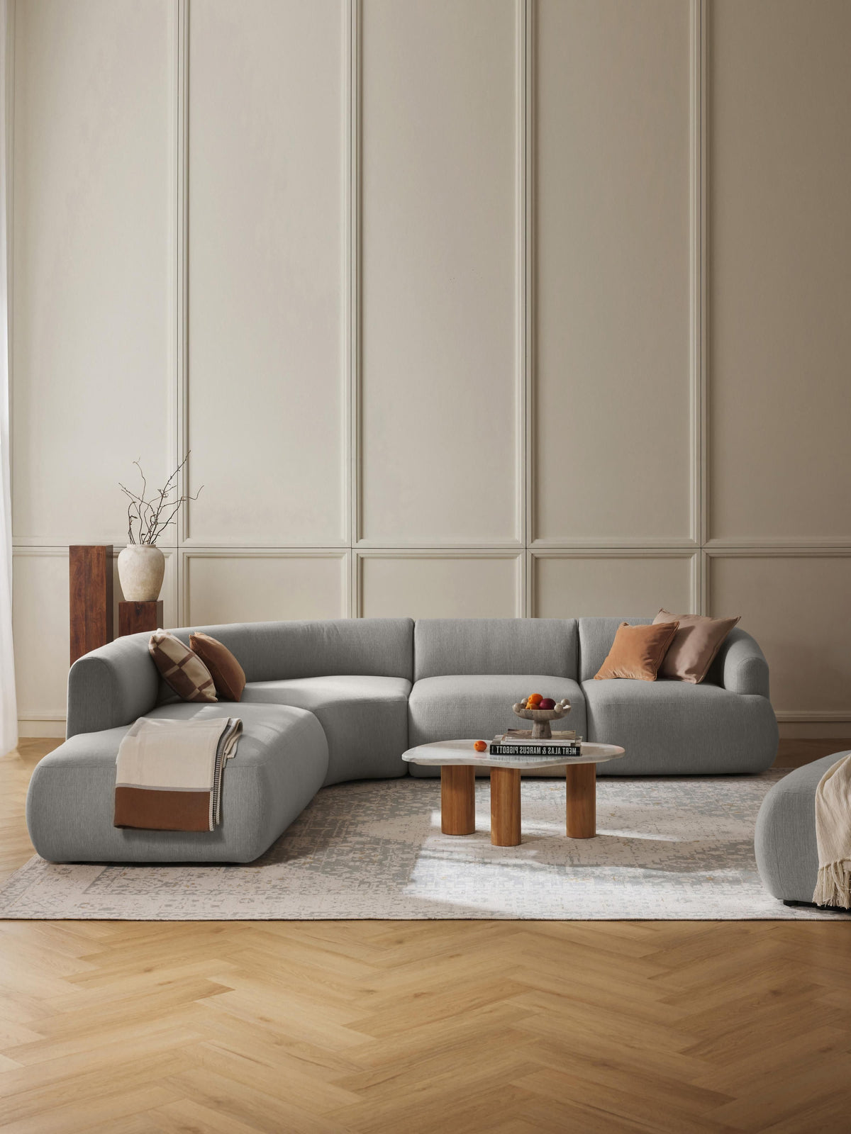 Sofinne Modular Corner Sofa (4-Seater)