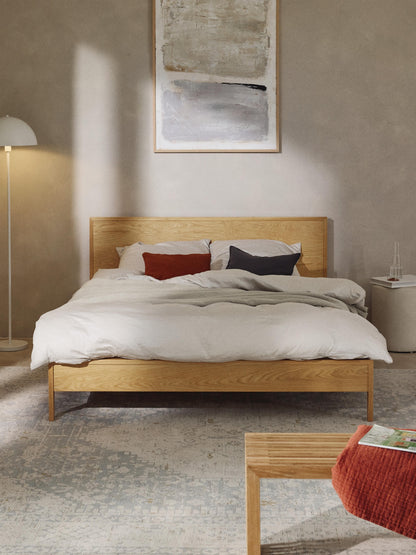 Tamora Wooden Bed with Headboard