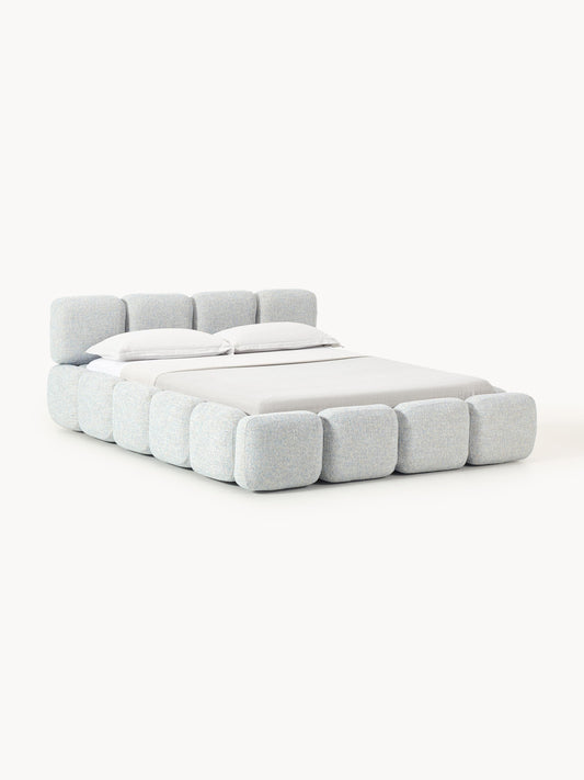 Taylira Bouclé Upholstered Bed