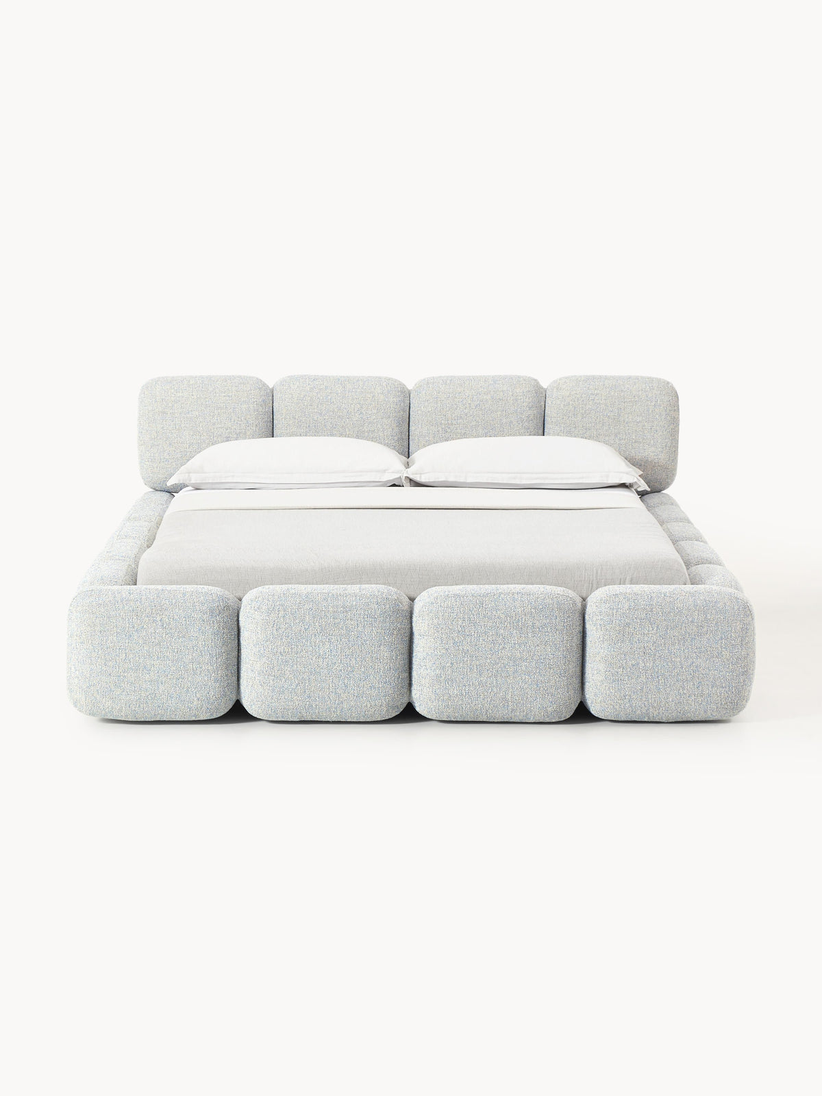Taylira Bouclé Upholstered Bed