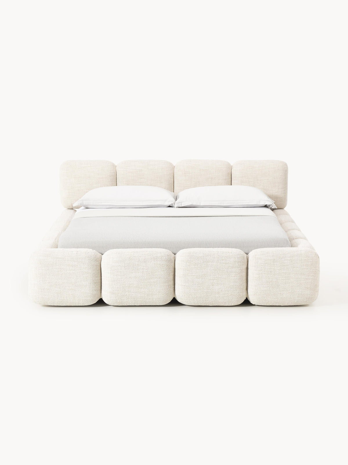 Taylira Bouclé Upholstered Bed