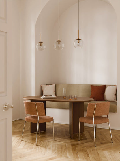 Tonetto Oval Wooden Dining Table, in Various Sizes