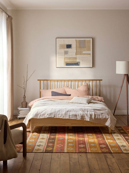 Windara Wooden Bed with Pine Headboard