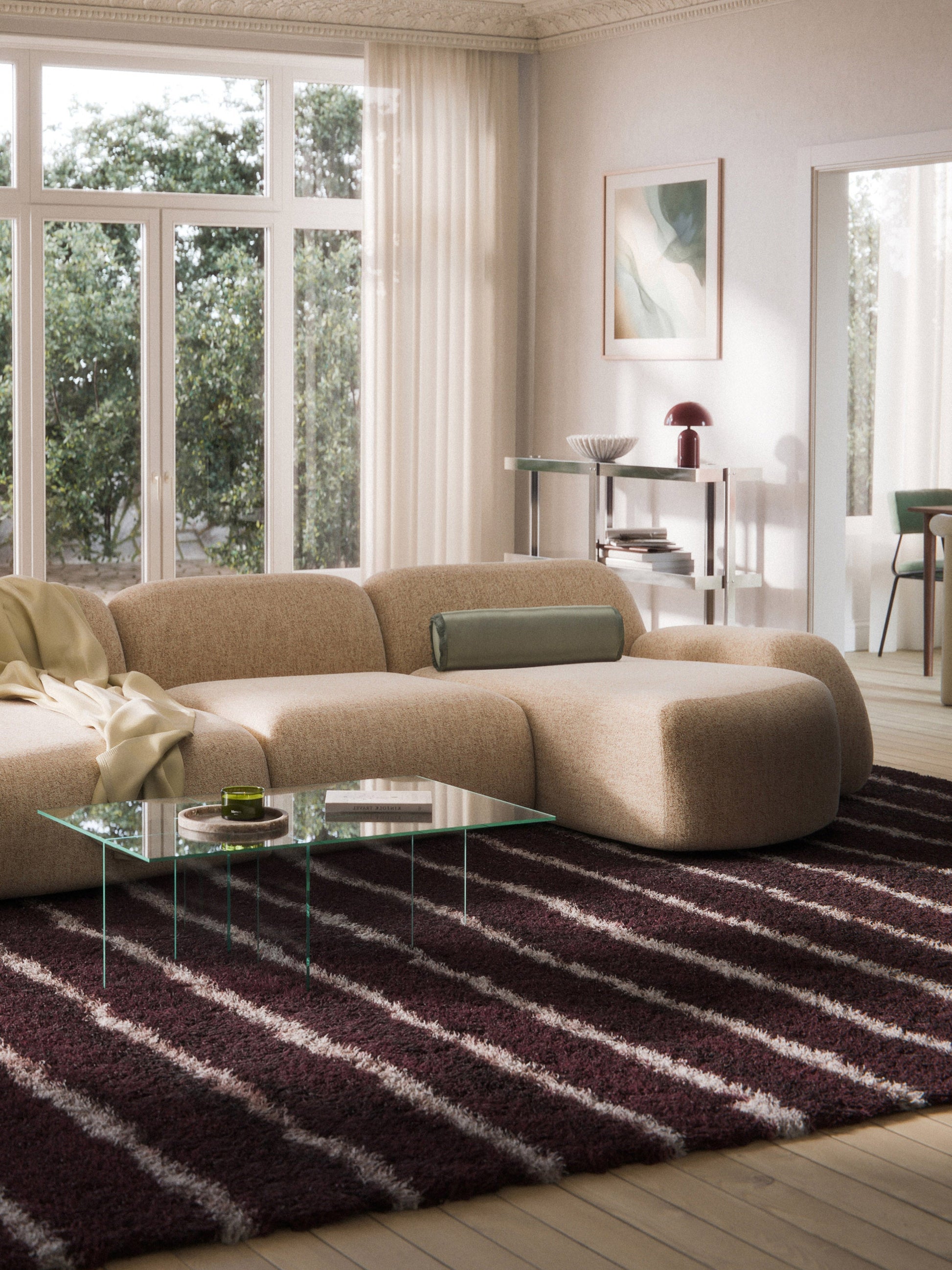 Wolena Bouclé Chaise Corner Module
