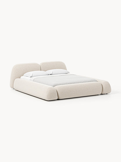 Wolena Bouclé Upholstered Bed