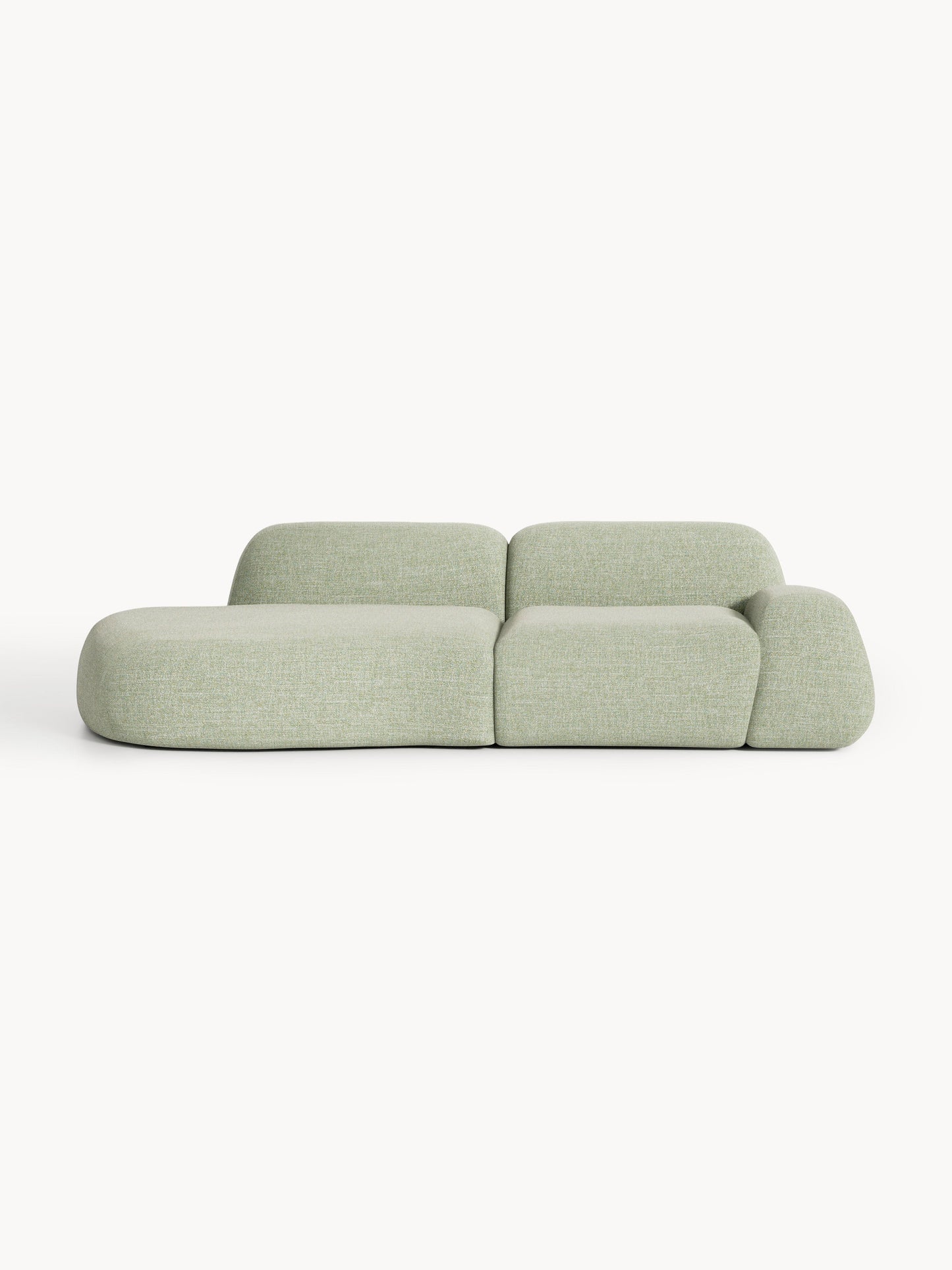 Wolena Modular Bouclé Chaise (3-Seater)