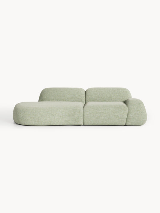 Wolena Modular Bouclé Chaise (3-Seater)