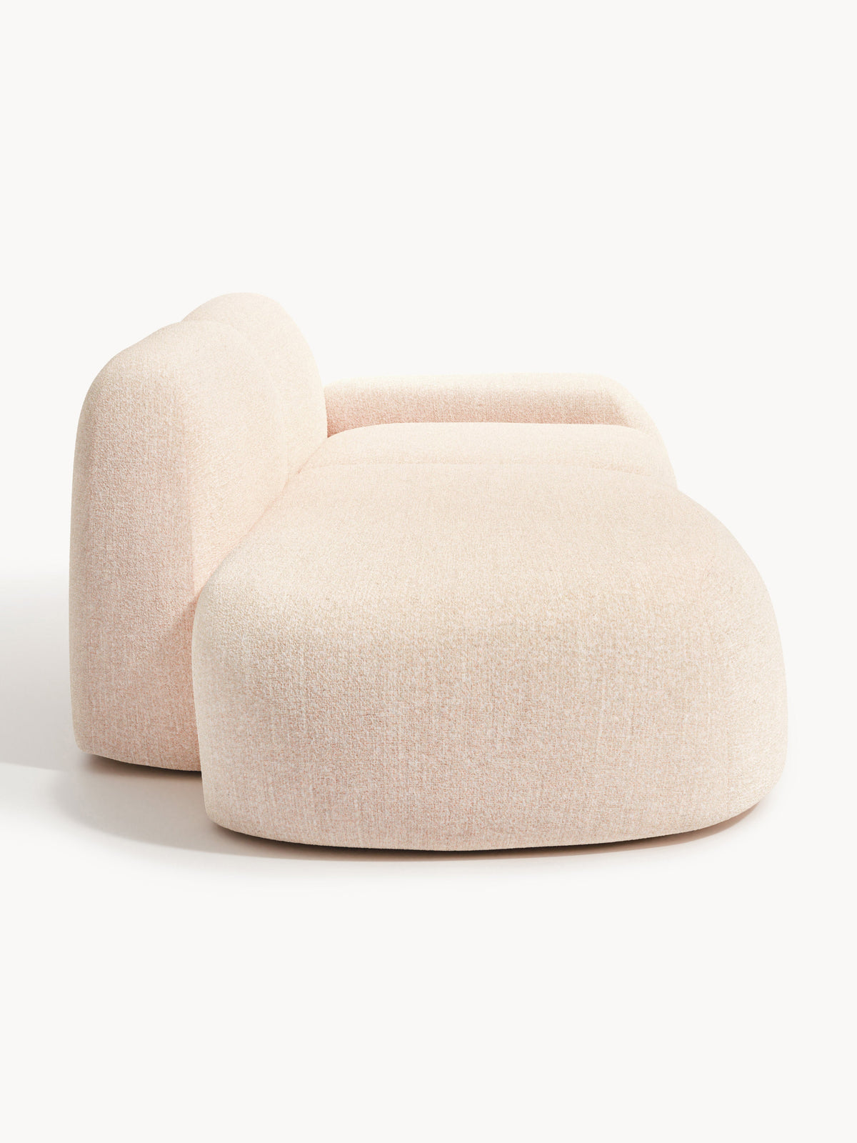 Wolena Modular Bouclé Chaise (3-Seater)