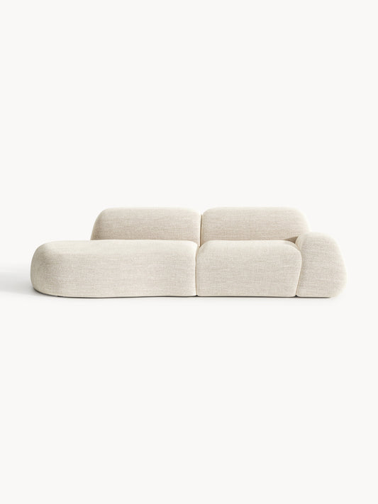 Wolena Modular Bouclé Chaise (3-Seater)