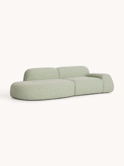 Wolena Modular Bouclé Chaise (3-Seater)