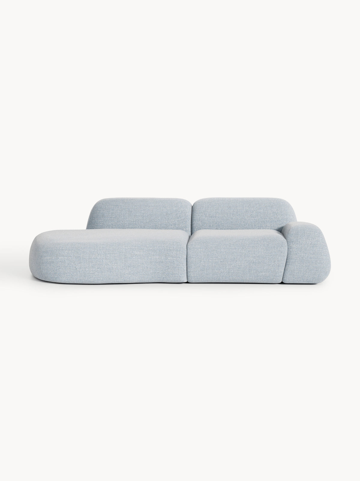 Wolena Modular Bouclé Chaise (3-Seater)