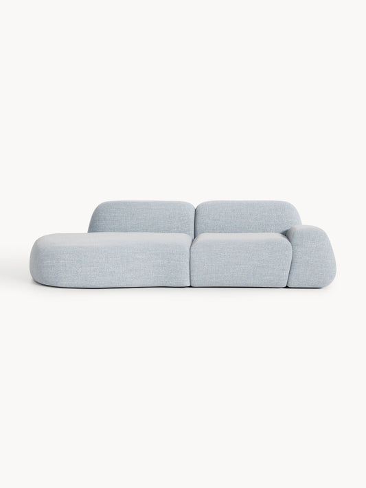 Wolena Modular Bouclé Chaise (3-Seater)