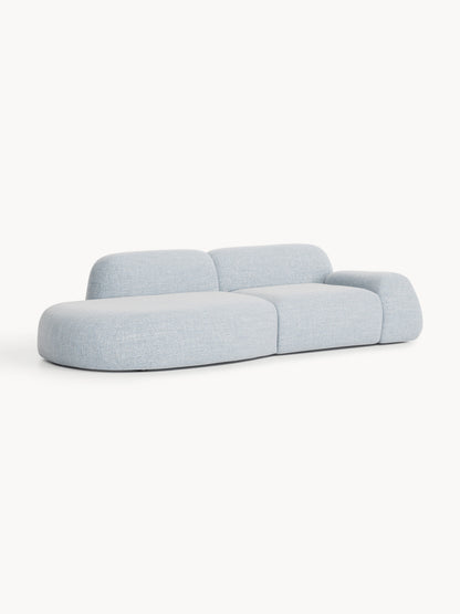 Wolena Modular Bouclé Chaise (3-Seater)