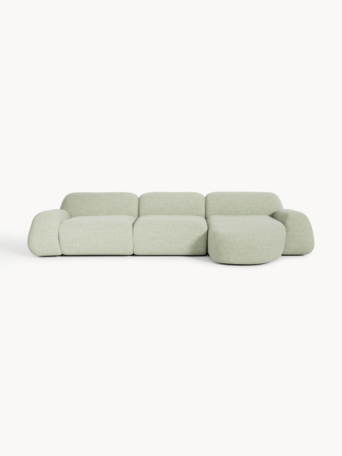 Wolena Modular Bouclé Corner Sofa (4-Seater)
