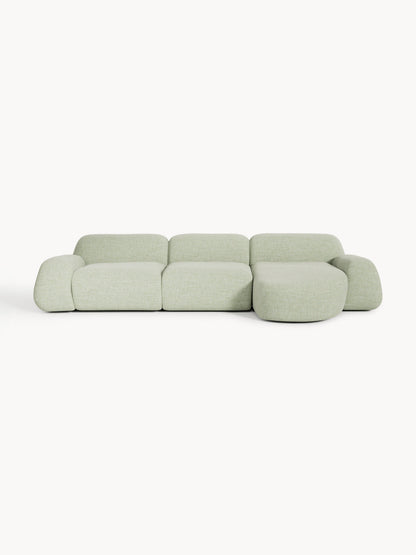 Wolena Modular Bouclé Corner Sofa (4-Seater)