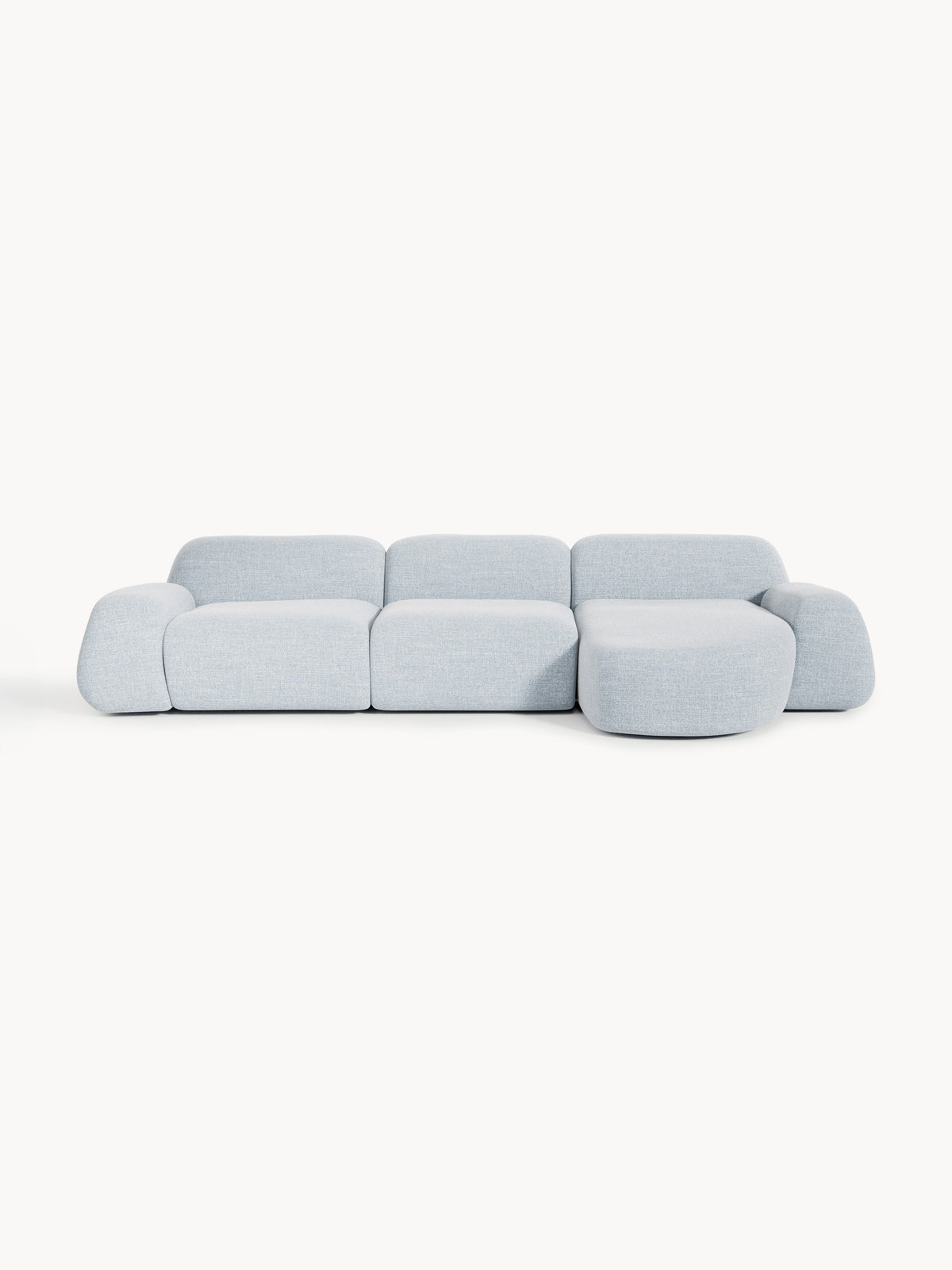 Wolena Modular Bouclé Corner Sofa (4-Seater)