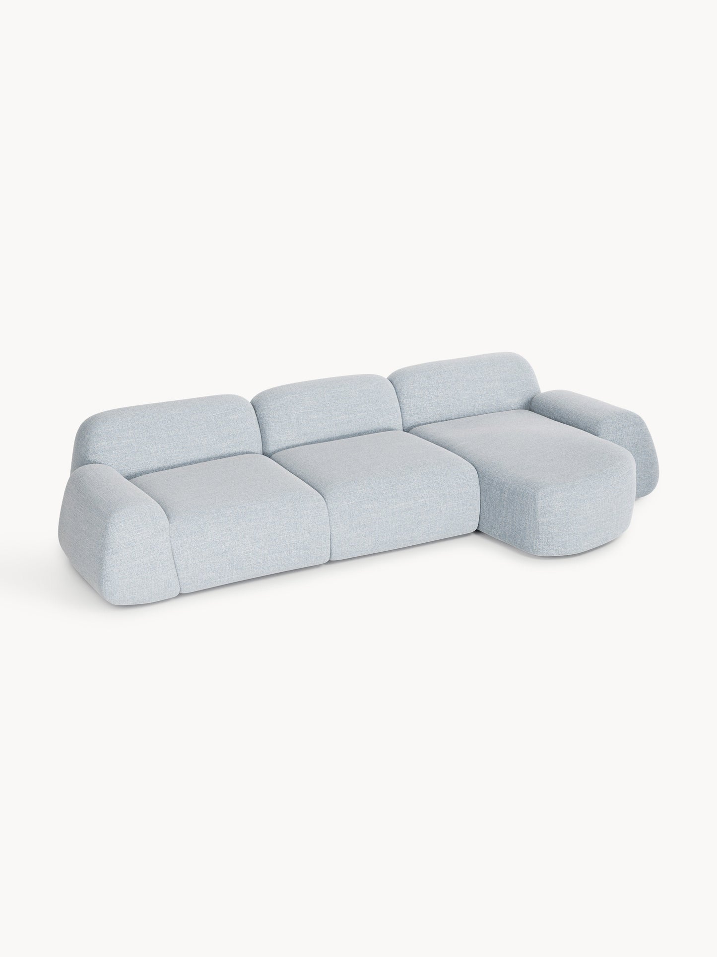 Wolena Modular Bouclé Corner Sofa (4-Seater)