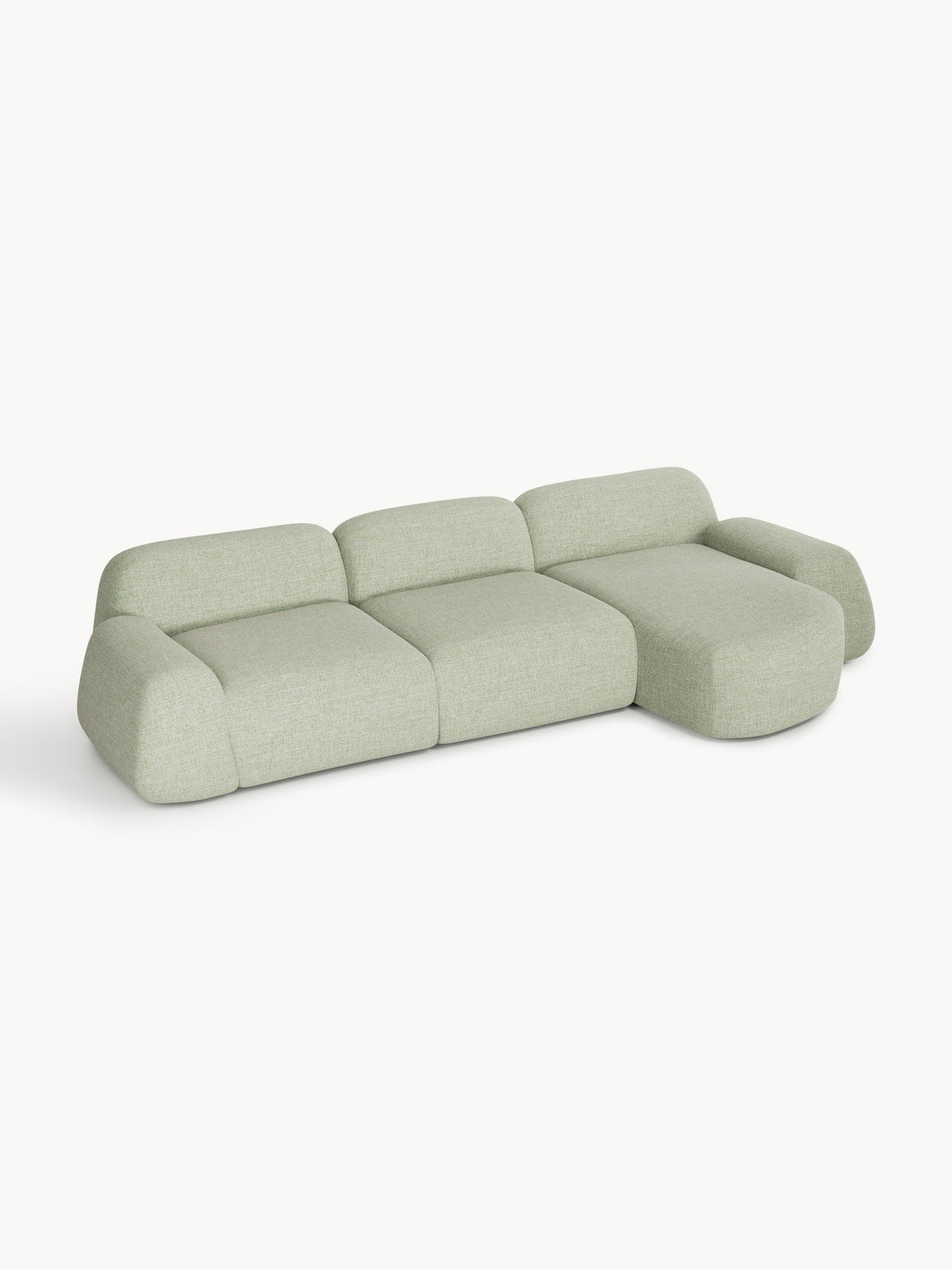 Wolena Modular Bouclé Corner Sofa (4-Seater)