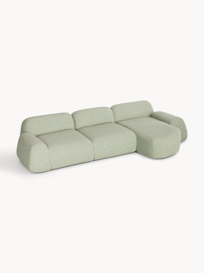 Wolena Modular Bouclé Corner Sofa (4-Seater)