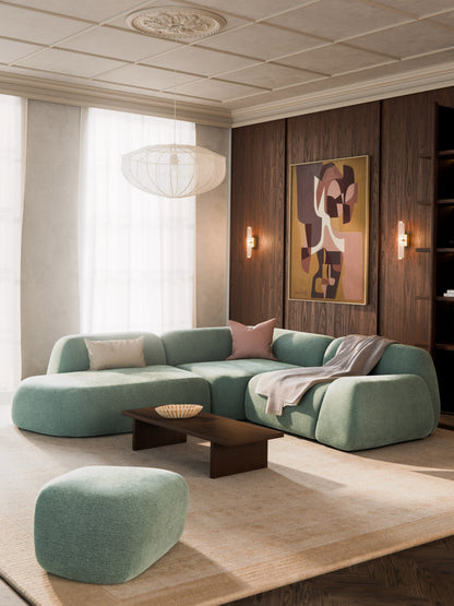 Wolena Modular Corner Sofa (4-Seater) with Chaise Longue